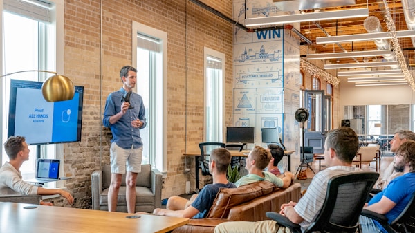 Team collaboration meeting